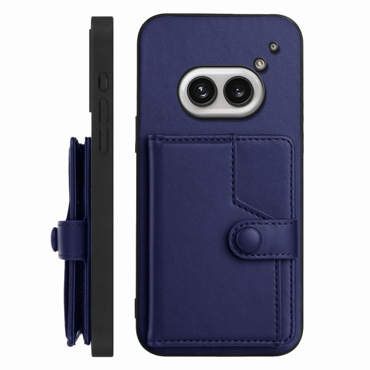 For Nothing Phone 2a Button Card Bag RFID Anti-theft Phone Case