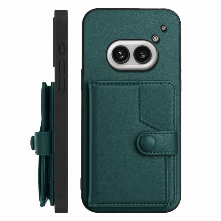 For Nothing Phone 2a Button Card Bag RFID Anti-theft Phone Case