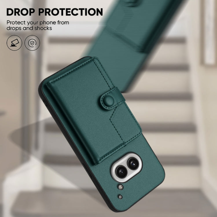 For Nothing Phone 2a Button Card Bag RFID Anti-theft Phone Case