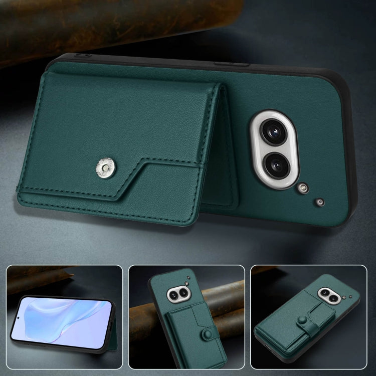 For Nothing Phone 2a Button Card Bag RFID Anti-theft Phone Case