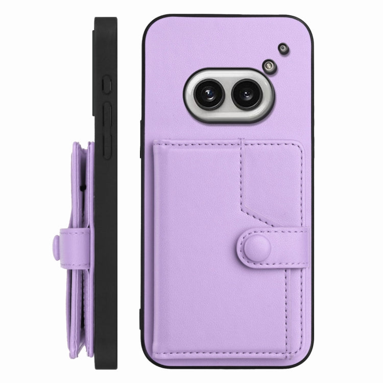 For Nothing Phone 2a Button Card Bag RFID Anti-theft Phone Case