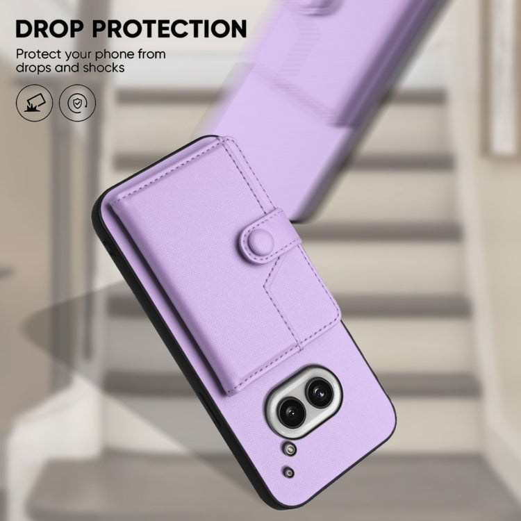 For Nothing Phone 2a Button Card Bag RFID Anti-theft Phone Case
