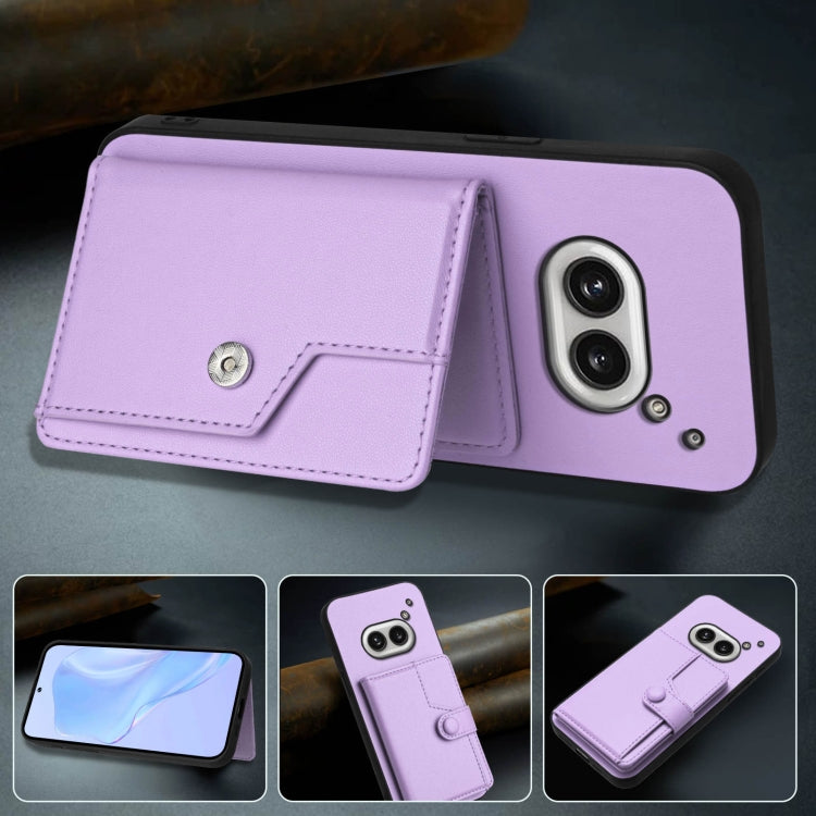 For Nothing Phone 2a Button Card Bag RFID Anti-theft Phone Case