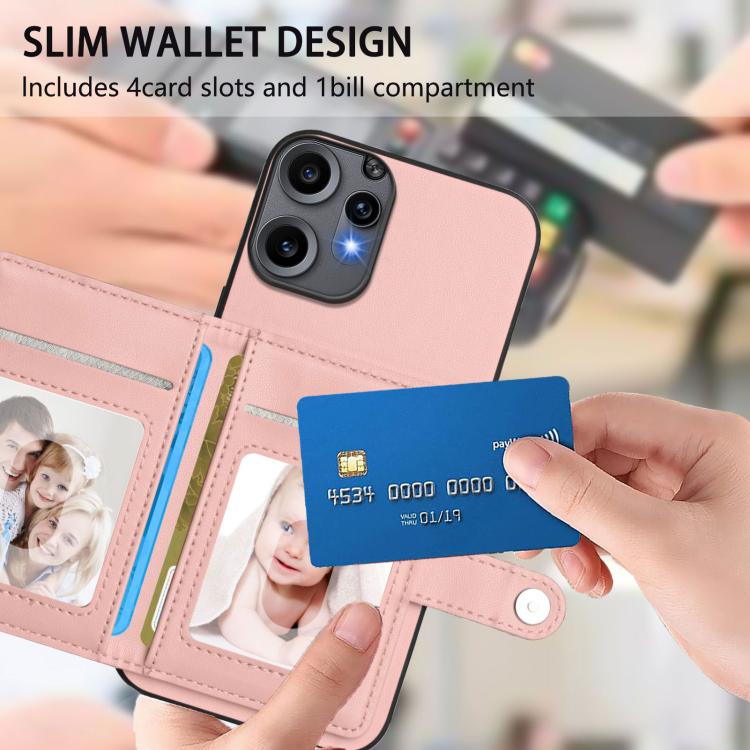 For Nothing CMF Phone 2 Pro Button Card Bag RFID Anti-theft Phone Case