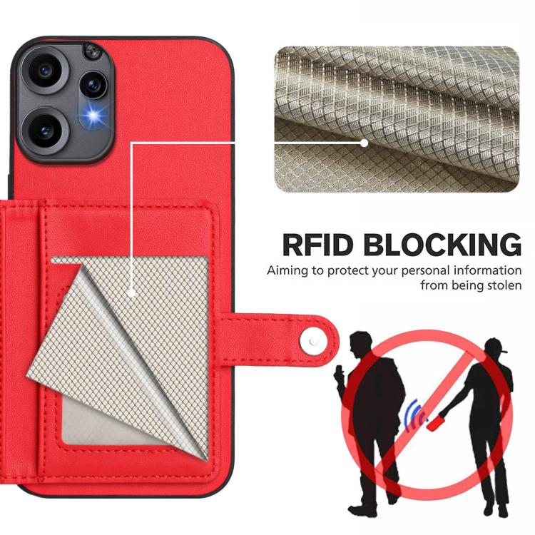 For Nothing CMF Phone 2 Pro Button Card Bag RFID Anti-theft Phone Case