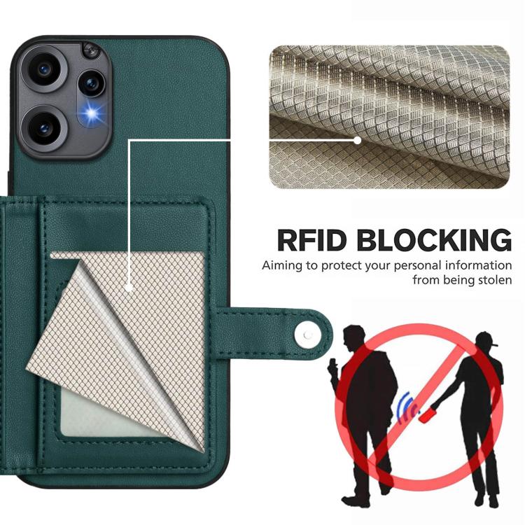 For Nothing CMF Phone 2 Pro Button Card Bag RFID Anti-theft Phone Case