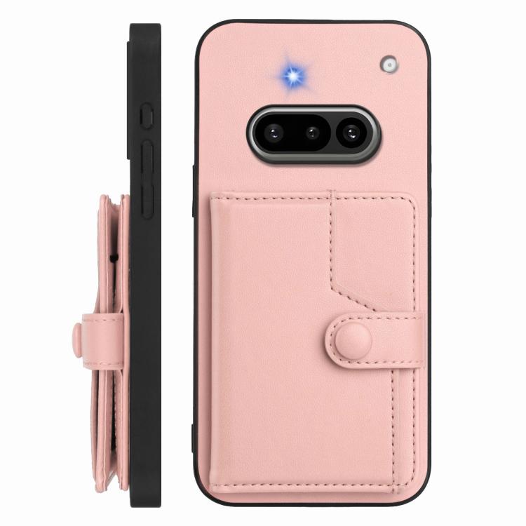 For Nothing Phone 3a Button Card Bag RFID Anti-theft Phone Case