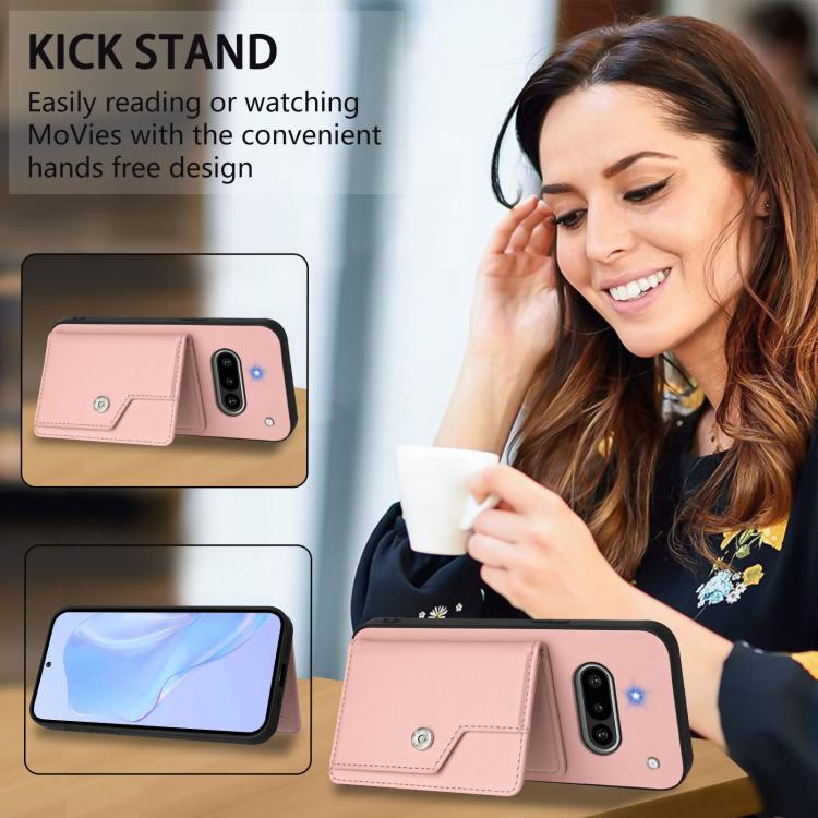 For Nothing Phone 3a Button Card Bag RFID Anti-theft Phone Case