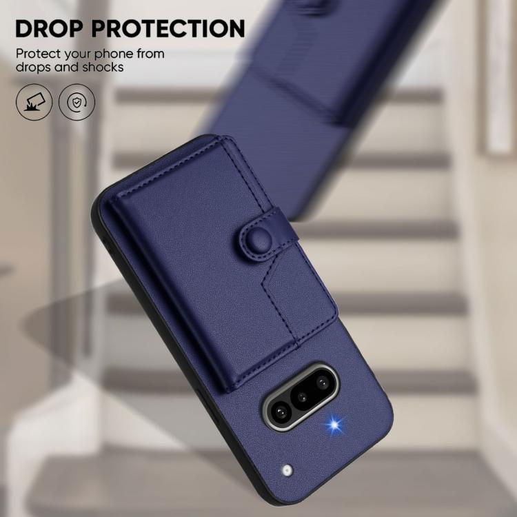 For Nothing Phone 3a Button Card Bag RFID Anti-theft Phone Case