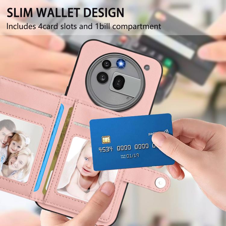 For Nothing Phone 3a Pro Button Card Bag RFID Anti-theft Phone Case