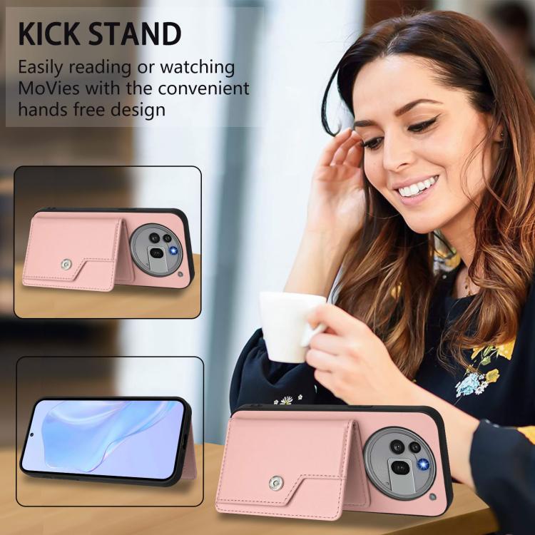 For Nothing Phone 3a Pro Button Card Bag RFID Anti-theft Phone Case