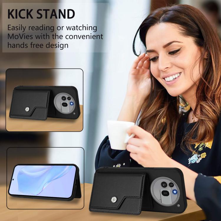 For Nothing Phone 3a Pro Button Card Bag RFID Anti-theft Phone Case