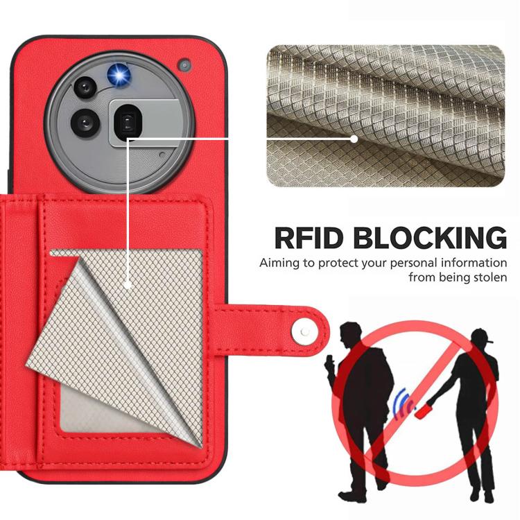 For Nothing Phone 3a Pro Button Card Bag RFID Anti-theft Phone Case