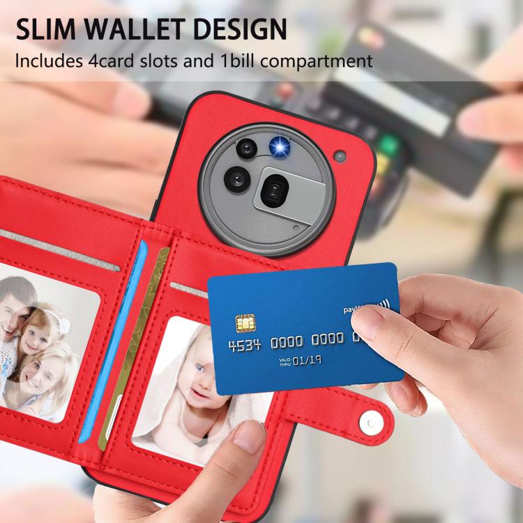 For Nothing Phone 3a Pro Button Card Bag RFID Anti-theft Phone Case