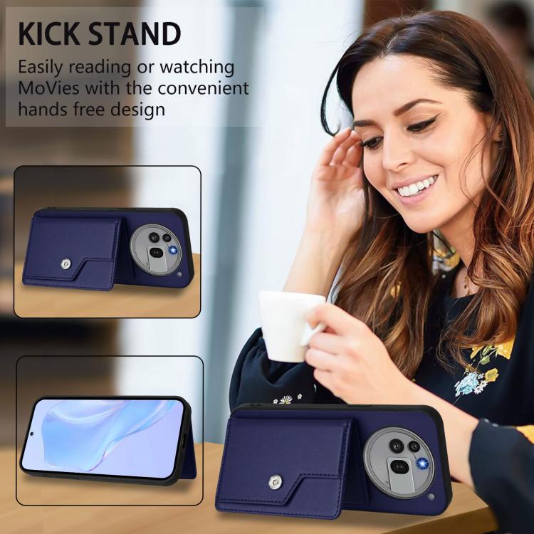 For Nothing Phone 3a Pro Button Card Bag RFID Anti-theft Phone Case