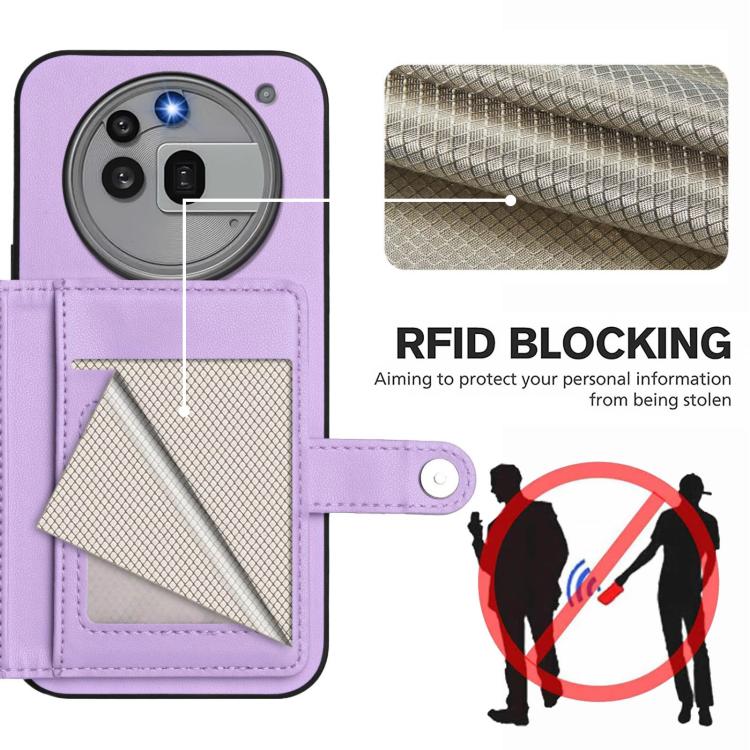 For Nothing Phone 3a Pro Button Card Bag RFID Anti-theft Phone Case
