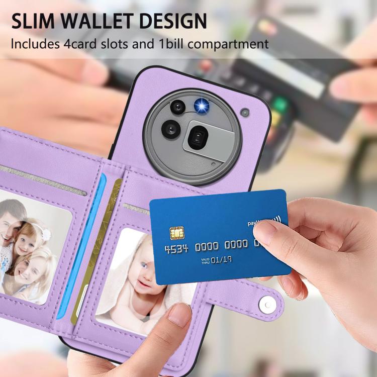 For Nothing Phone 3a Pro Button Card Bag RFID Anti-theft Phone Case