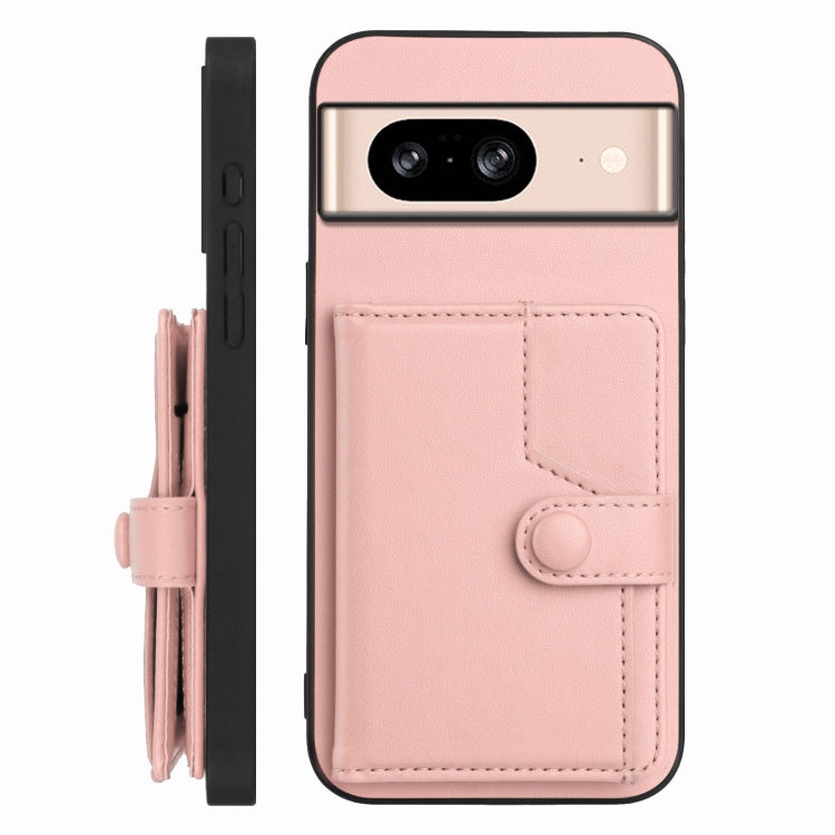 For Google Pixel 8 Button Card Bag RFID Anti-theft Phone Case
