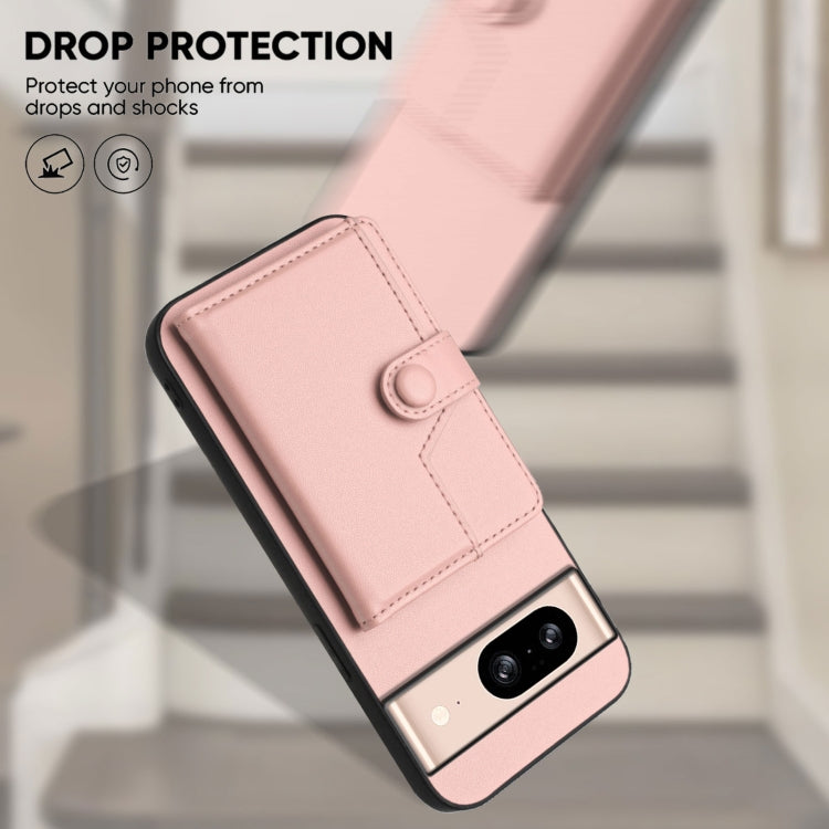 For Google Pixel 8 Button Card Bag RFID Anti-theft Phone Case