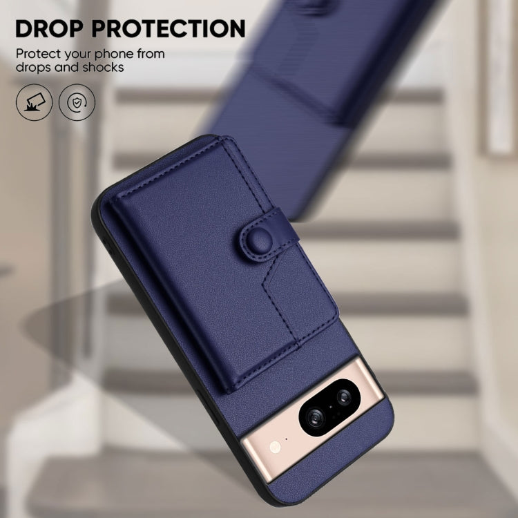 For Google Pixel 8 Button Card Bag RFID Anti-theft Phone Case