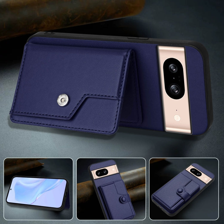 For Google Pixel 8 Button Card Bag RFID Anti-theft Phone Case