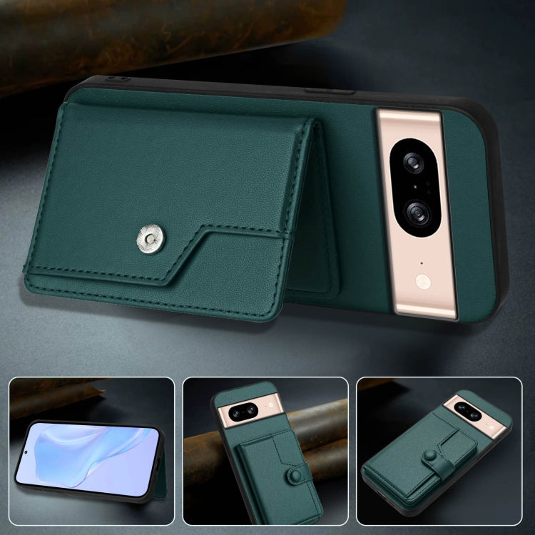 For Google Pixel 8 Button Card Bag RFID Anti-theft Phone Case