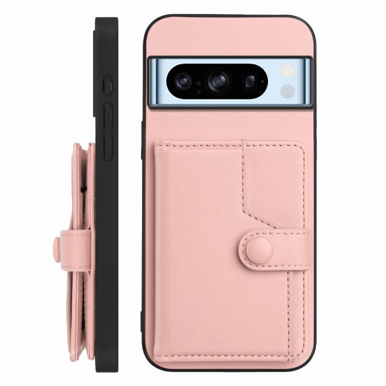 For Google Pixel 8 Pro Button Card Bag RFID Anti-theft Phone Case