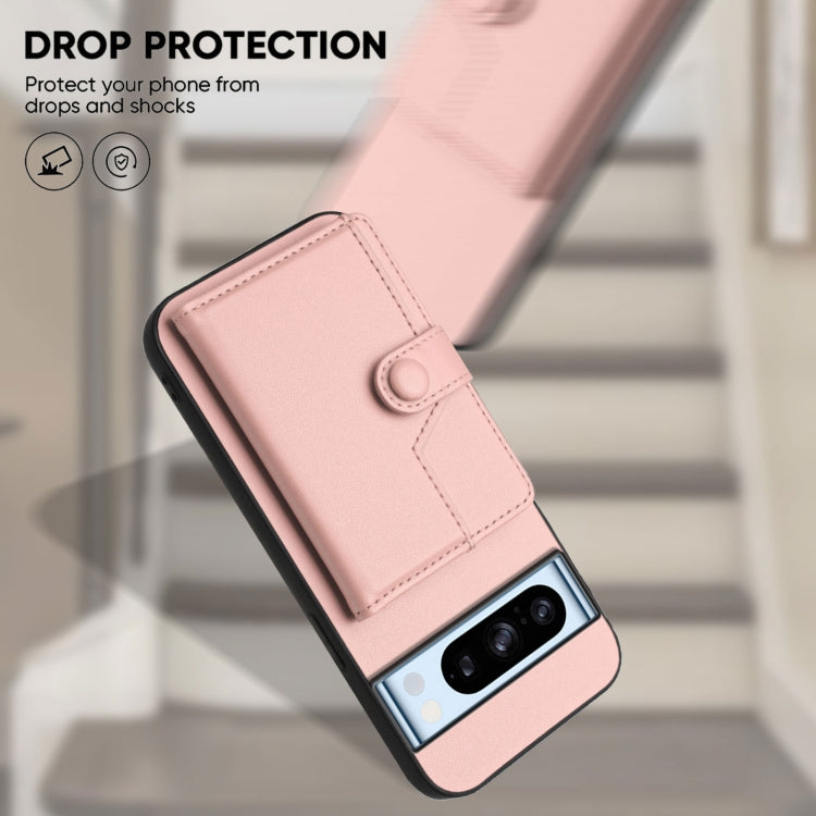 For Google Pixel 8 Pro Button Card Bag RFID Anti-theft Phone Case