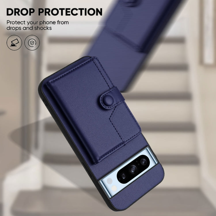 For Google Pixel 8 Pro Button Card Bag RFID Anti-theft Phone Case