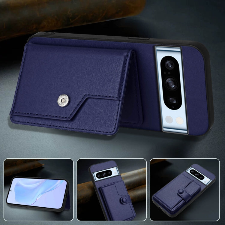 For Google Pixel 8 Pro Button Card Bag RFID Anti-theft Phone Case