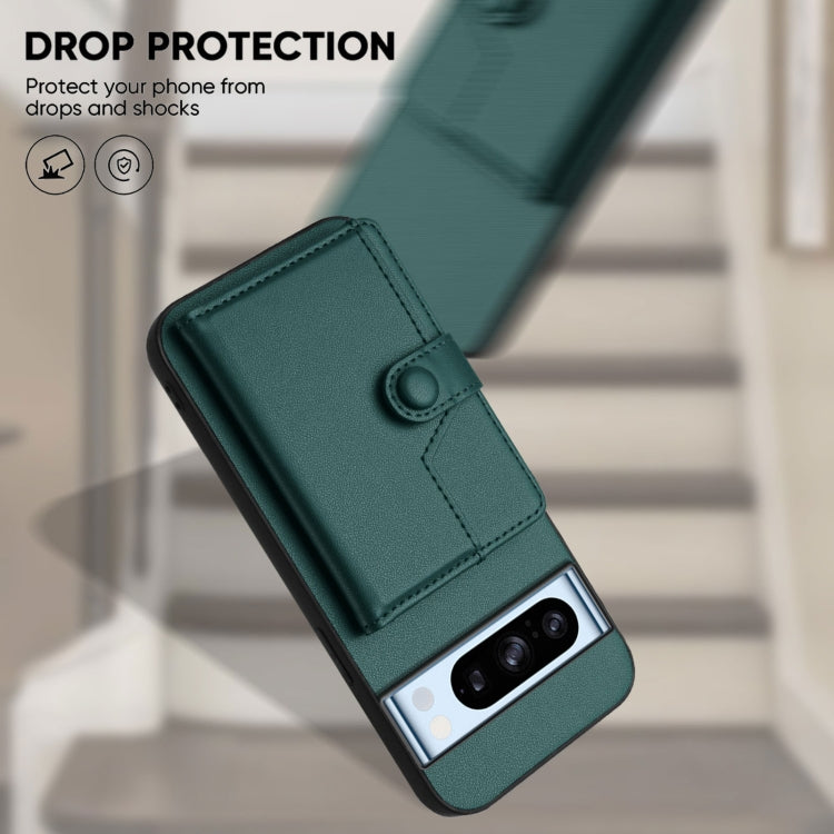 For Google Pixel 8 Pro Button Card Bag RFID Anti-theft Phone Case