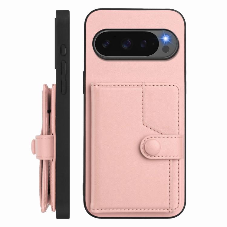 For Google Pixel 10 / 10 Pro Button Card Bag RFID Anti-theft Phone Case