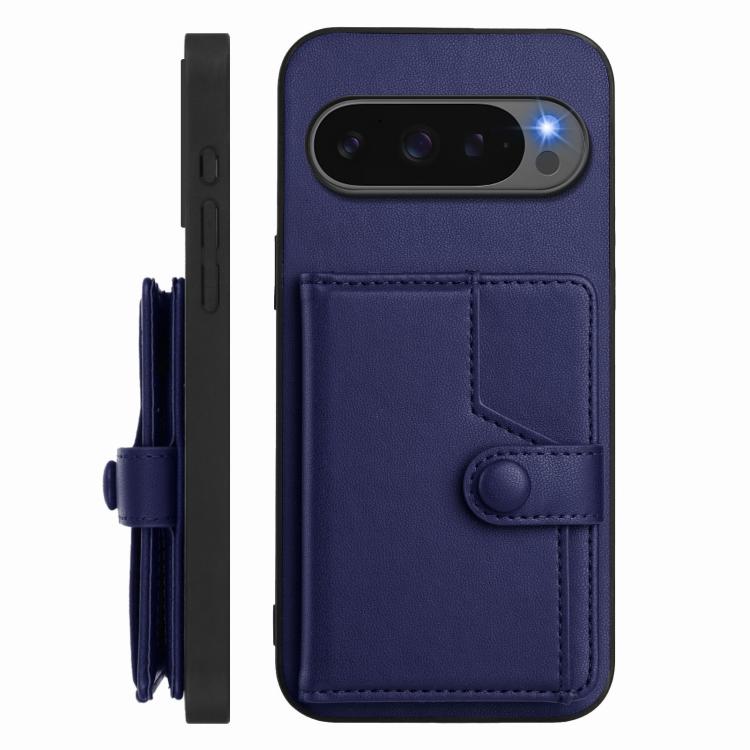 For Google Pixel 10 / 10 Pro Button Card Bag RFID Anti-theft Phone Case
