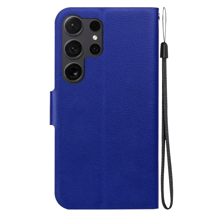 For Samsung Galaxy S24 Ultra 5G Ultra-thin Voltage Magnetic Buckle Leather Phone Case