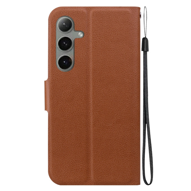 For Samsung Galaxy S24 FE 5G Ultra-thin Voltage Magnetic Buckle Leather Phone Case