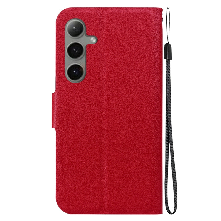 For Samsung Galaxy S24+ 5G Ultra-thin Voltage Magnetic Buckle Leather Phone Case