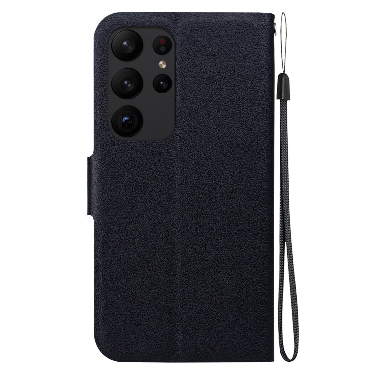 For Samsung Galaxy S23 Ultra 5G Ultra-thin Voltage Magnetic Buckle Leather Phone Case