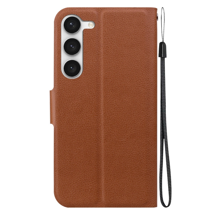 For Samsung Galaxy S23+ 5G Ultra-thin Voltage Magnetic Buckle Leather Phone Case