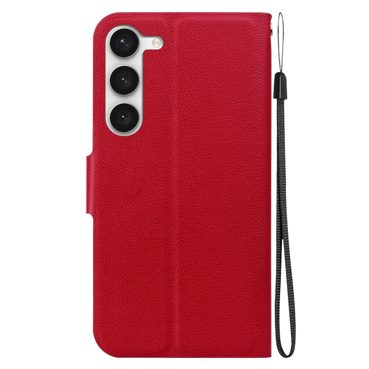 For Samsung Galaxy S23+ 5G Ultra-thin Voltage Magnetic Buckle Leather Phone Case