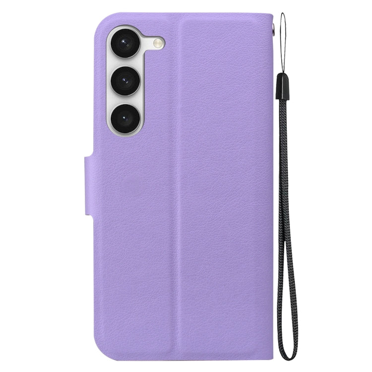 For Samsung Galaxy S23+ 5G Ultra-thin Voltage Magnetic Buckle Leather Phone Case