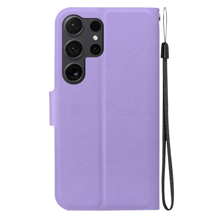 For Samsung Galaxy S22 Ultra 5G Ultra-thin Voltage Magnetic Buckle Leather Phone Case