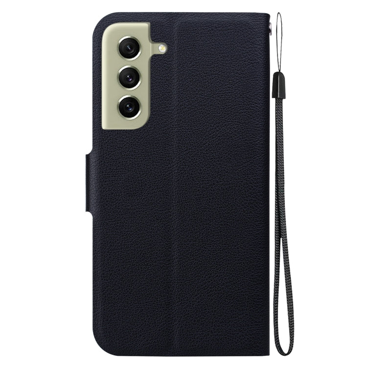 For Samsung Galaxy S21 FE 5G Ultra-thin Voltage Magnetic Buckle Leather Phone Case