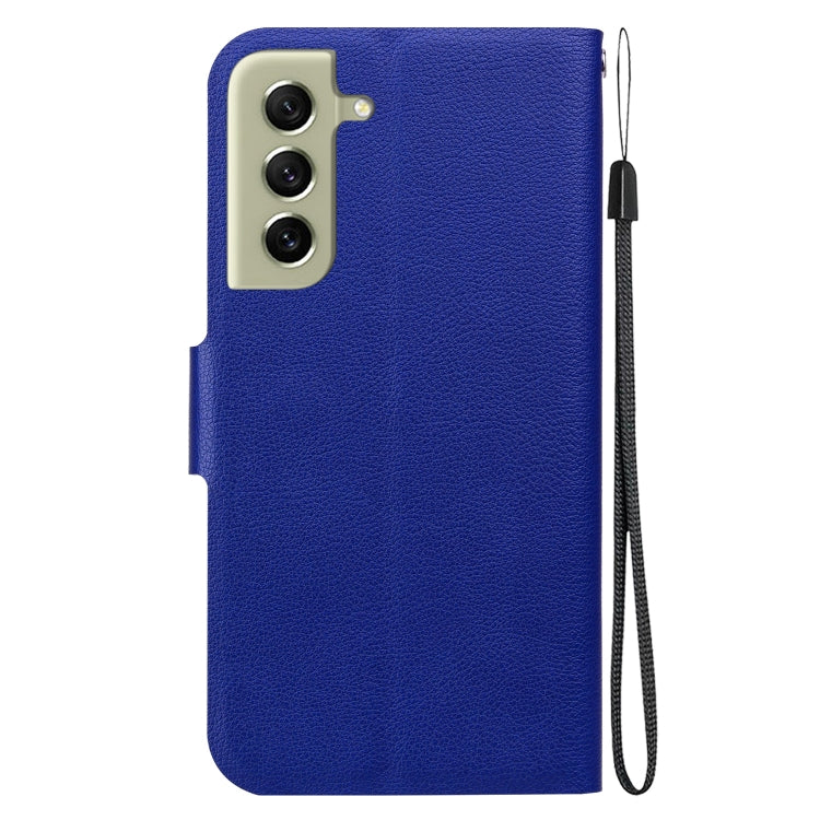 For Samsung Galaxy S21 FE 5G Ultra-thin Voltage Magnetic Buckle Leather Phone Case