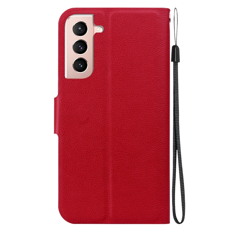 For Samsung Galaxy S21+ 5G Ultra-thin Voltage Magnetic Buckle Leather Phone Case