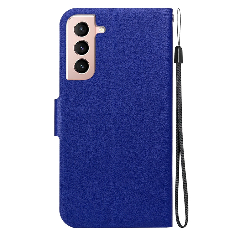 For Samsung Galaxy S21+ 5G Ultra-thin Voltage Magnetic Buckle Leather Phone Case