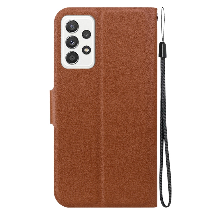For Samsung Galaxy A52 4G / 5G Ultra-thin Voltage Magnetic Buckle Leather Phone Case