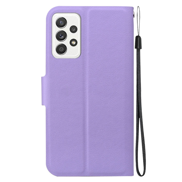 For Samsung Galaxy A52 4G / 5G Ultra-thin Voltage Magnetic Buckle Leather Phone Case