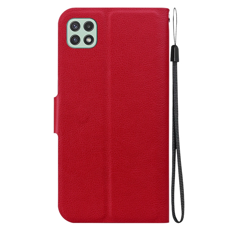 For Samsung Galaxy A22 5G Ultra-thin Voltage Magnetic Buckle Leather Phone Case
