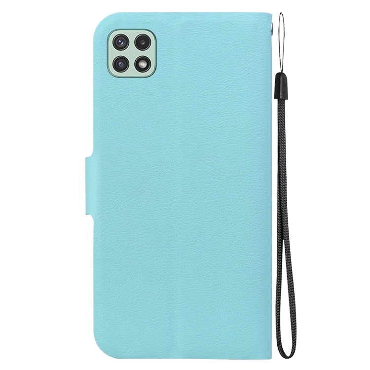 For Samsung Galaxy A22 5G Ultra-thin Voltage Magnetic Buckle Leather Phone Case