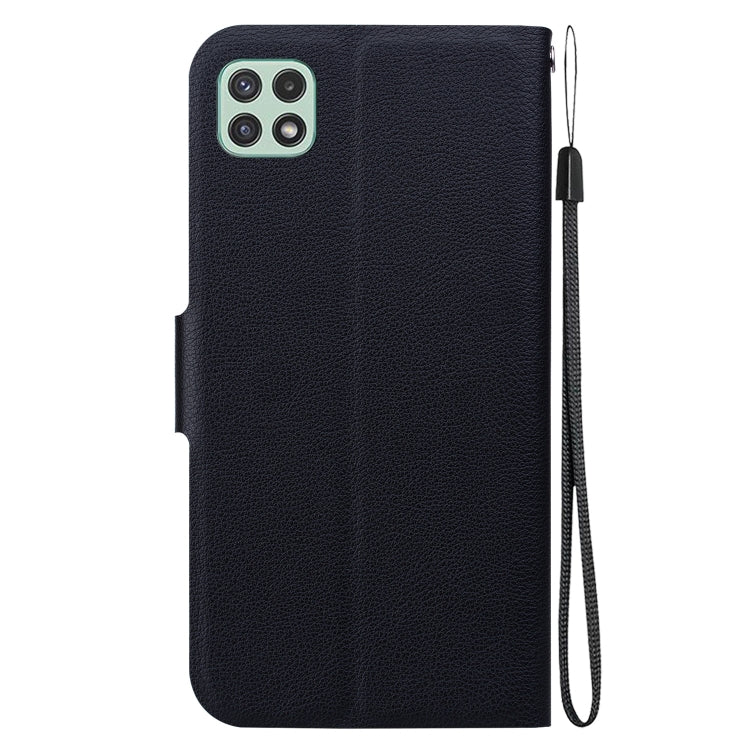 For Samsung Galaxy A22 5G Ultra-thin Voltage Magnetic Buckle Leather Phone Case